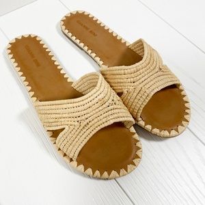 Gianni Bini Zittaa Raffia Slides